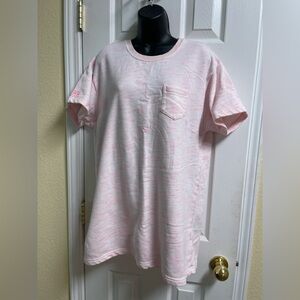 Ugg Nadia T-shirt Dress Melange Pink Size L NWT $78